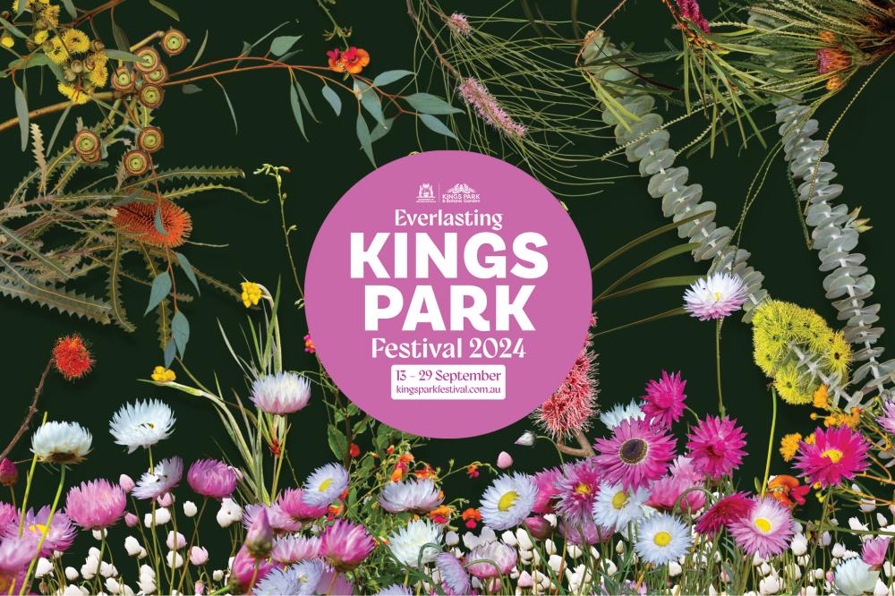Everlasting Kings Park Festival 2024 graphic Everlasting Kings Park Festival 2024 graphic